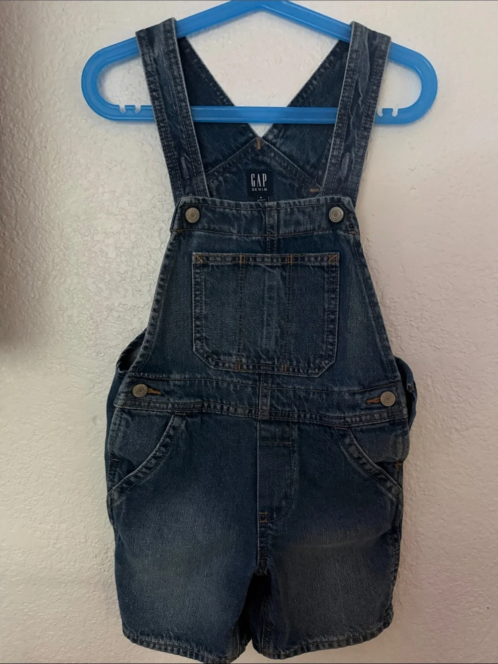 GAP Kids Classic Blue Denim Overalls